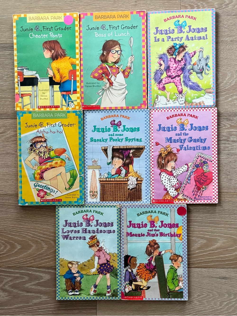 Junie B. Jones Kids Book Set - Colorful Assorted Covers